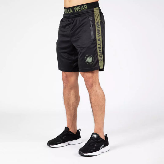 Gorilla Wear Atlanta Shorts, black/green
