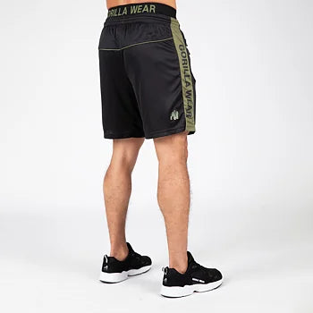 Gorilla Wear Atlanta Shorts, black/green