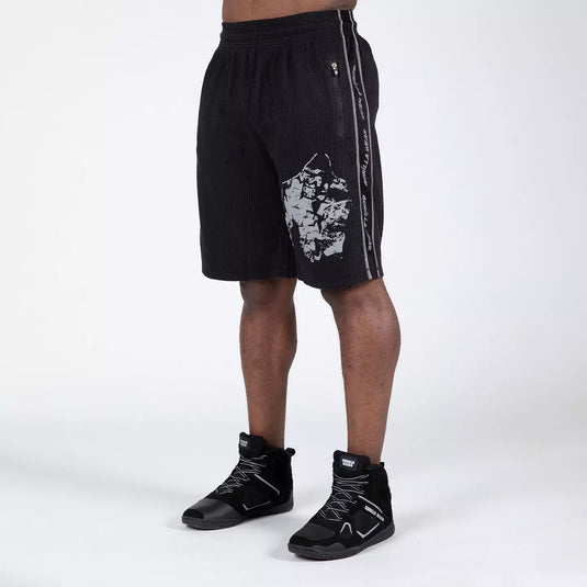 Gorilla Wear Buffalo Old School Workout Shorts, black/grey