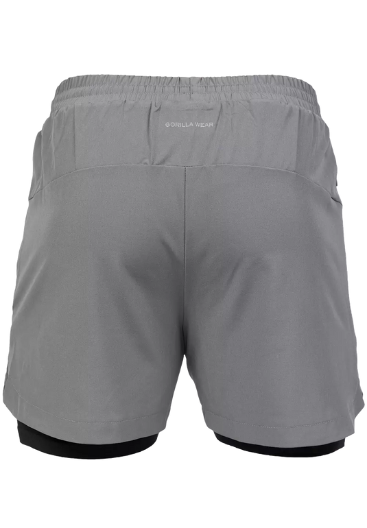 Gorilla Wear Cortez 2-In-1 Shorts, anthracite