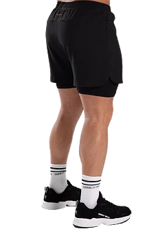  Ladda bild till gallerivisaren, Gorilla Wear Cortez 2-In-1 Shorts, black
