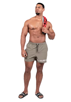  Ladda bild till gallerivisaren, Gorilla Wear Otis Swim Shorts, army green
