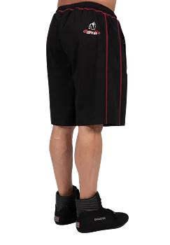 Gorilla Wear Marlow Mesh Shorts, black/red