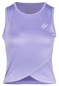 Gorilla Wear Estelle Twisted Crop Top, lilac