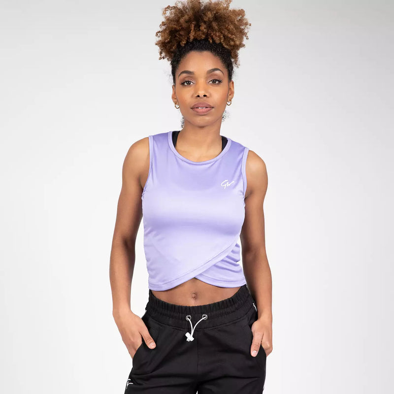  Ladda bild till gallerivisaren, Gorilla Wear Estelle Twisted Crop Top, lilac
