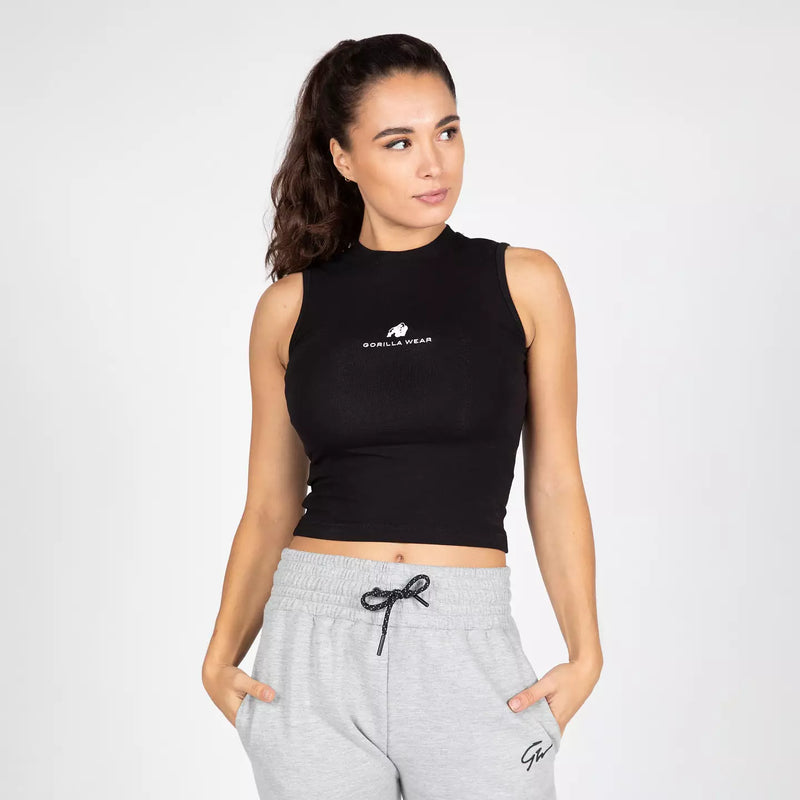  Ladda bild till gallerivisaren, Gorilla Wear Livonia Crop Top, black
