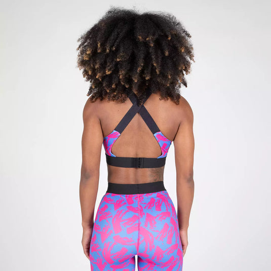 Gorilla Wear Colby Sports Bra, blue/pink