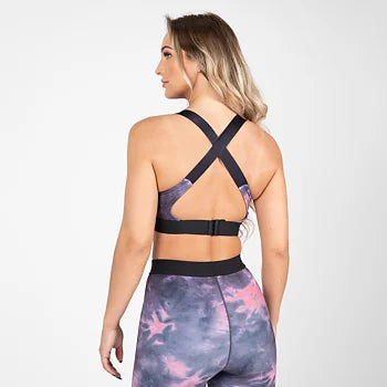 Gorilla Wear Colby Sports Bra, grey/pink
