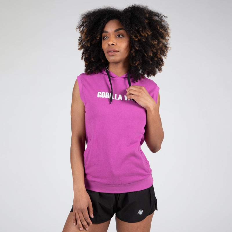  Ladda bild till gallerivisaren, Gorilla Wear Virginia Sleeveless Hoodie, pink
