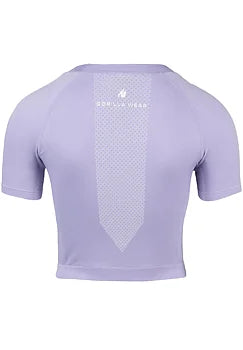  Ladda bild till gallerivisaren, Gorilla Wear Selah Seamless Crop Top, lilac
