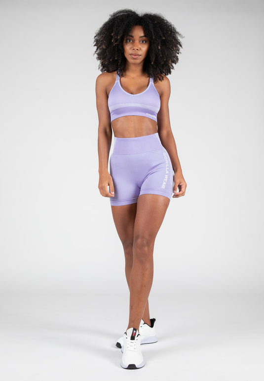 Gorilla Wear Selah Seamless Sports Bra, lilac