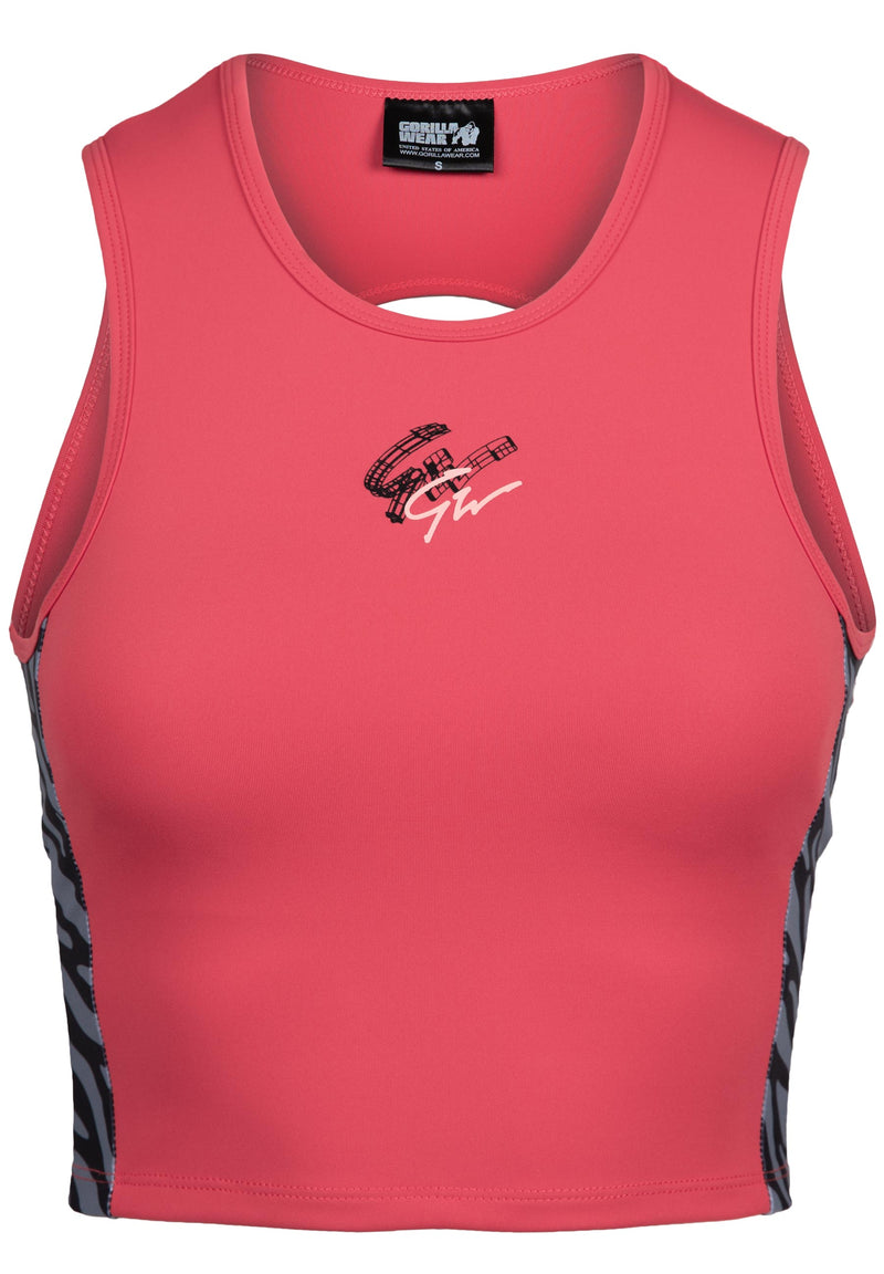  Ladda bild till gallerivisaren, Gorilla Wear Zion Crop Top, red
