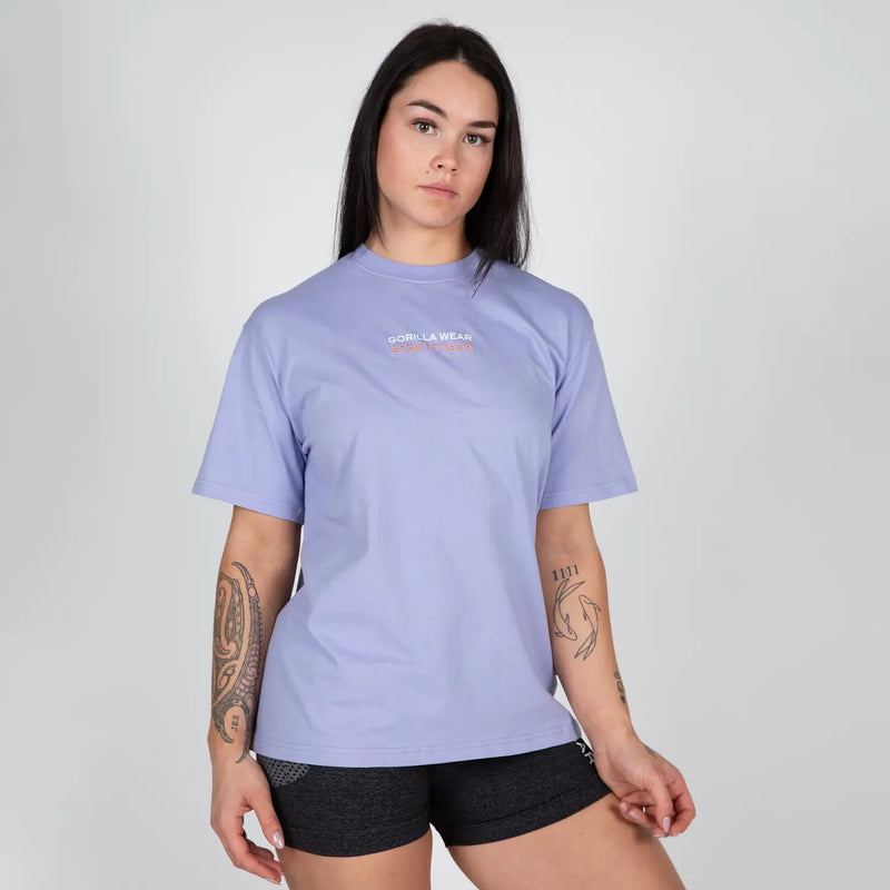  Ladda bild till gallerivisaren, Gorilla Wear Medina Oversized T-Shirt, lilac

