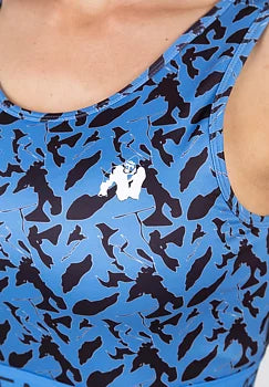 Ladda bild till gallerivisaren, Gorilla Wear Osseo Crop Top, blue
