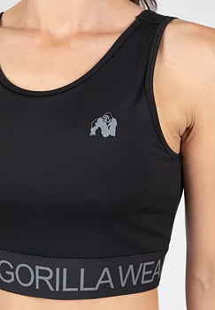  Ladda bild till gallerivisaren, Gorilla Wear Osseo Crop Top, black
