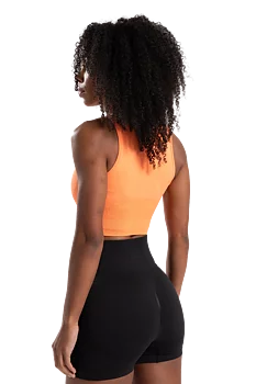 Ladda bild till gallerivisaren, Gorilla Wear Olivia Seamless Crop Top, peach
