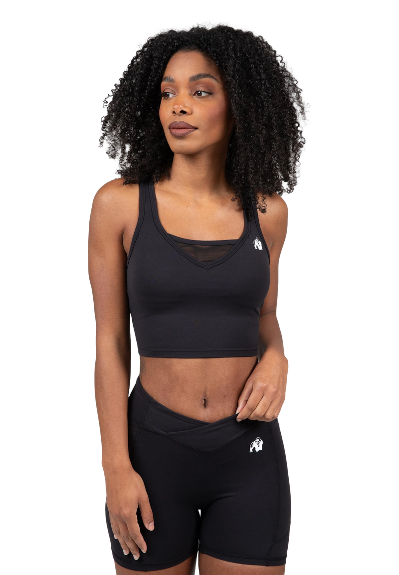  Ladda bild till gallerivisaren, Gorilla Wear Willow Tank Top, black
