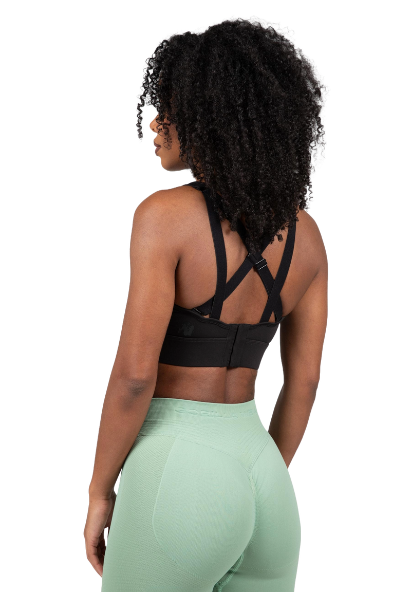  Ladda bild till gallerivisaren, Gorilla Wear Riley High Support Sports Bra, black
