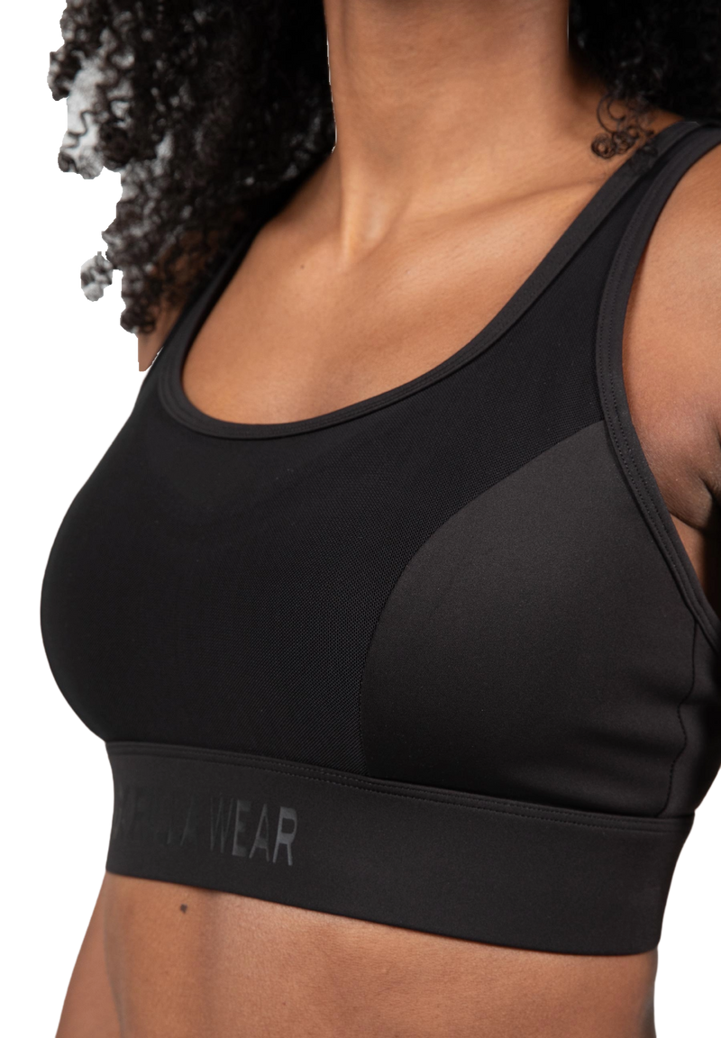  Ladda bild till gallerivisaren, Gorilla Wear Riley High Support Sports Bra, black
