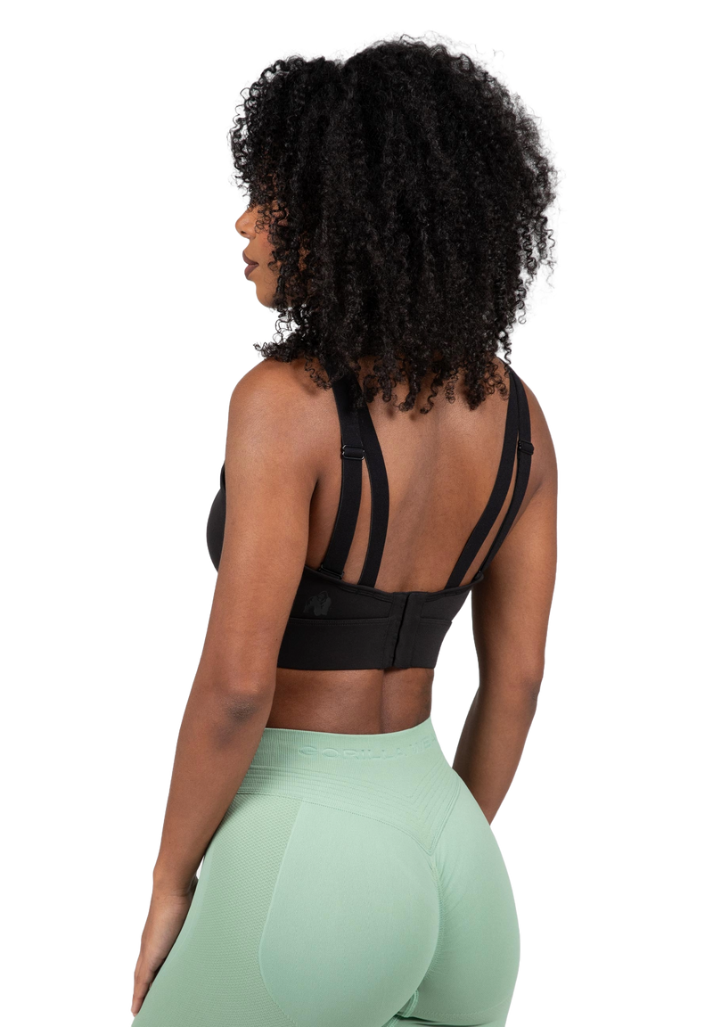  Ladda bild till gallerivisaren, Gorilla Wear Riley High Support Sports Bra, black
