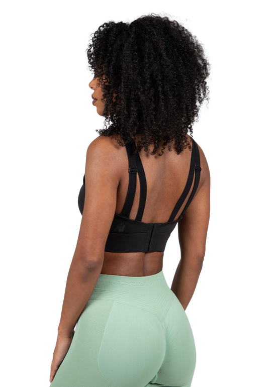 Gorilla Wear Riley High Support Sports Bra, black