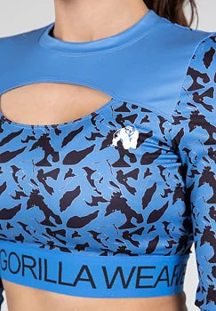 Ladda bild till gallerivisaren, Gorilla Wear Osseo Long Sleeve, blue
