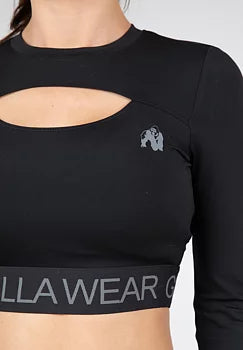  Ladda bild till gallerivisaren, Gorilla Wear Osseo Long Sleeve, black
