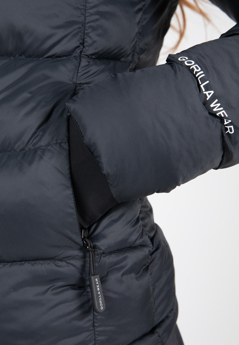  Ladda bild till gallerivisaren, Gorilla Wear Rachel Puffer Jacket, black

