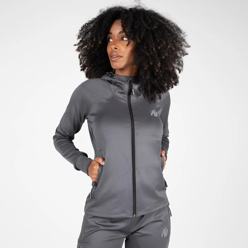  Ladda bild till gallerivisaren, Gorilla Wear Halsey Track Jacket, grey
