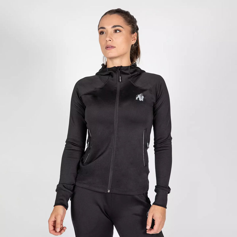  Ladda bild till gallerivisaren, Gorilla Wear Halsey Track Jacket, black
