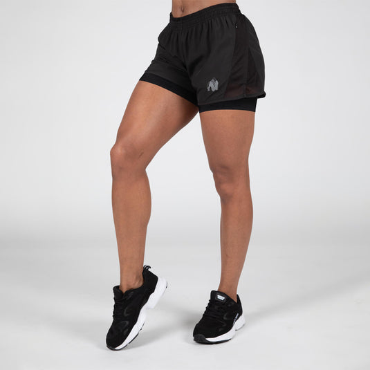 Gorilla Wear Portland 2-In-1 Shorts, black