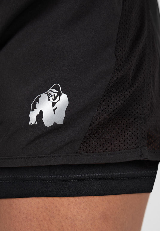 Gorilla Wear Portland 2-In-1 Shorts, black