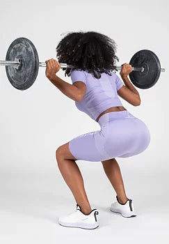 Selah Seamless Cycling Shorts, lilac