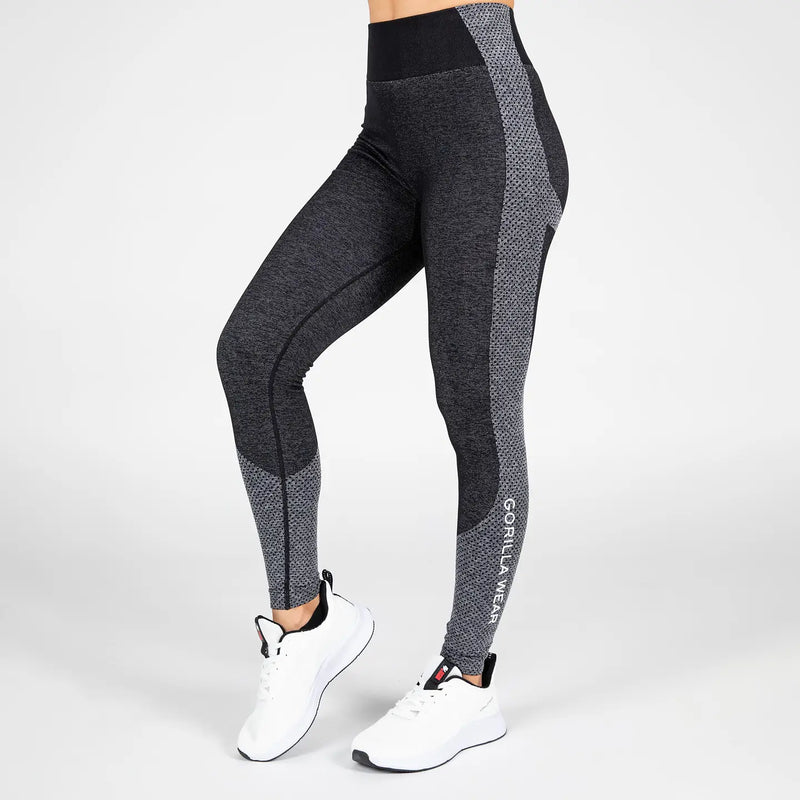 Ladda bild till gallerivisaren, Gorilla Wear Selah Seamless Leggings, black
