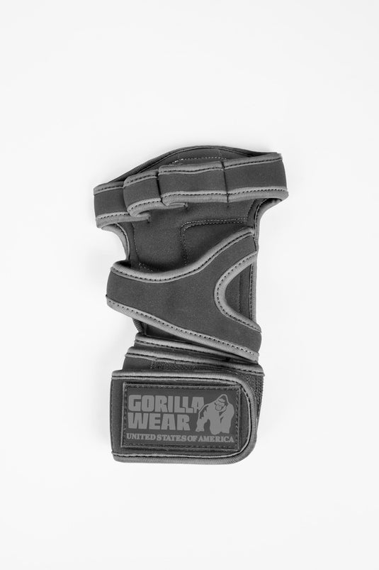 Gorilla Wear Yuma Weightlifting Workout Gloves, black/grey