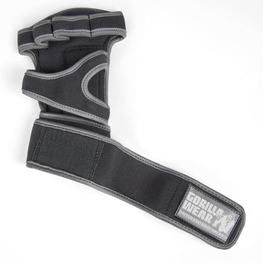 Gorilla Wear Yuma Weightlifting Workout Gloves, black/grey