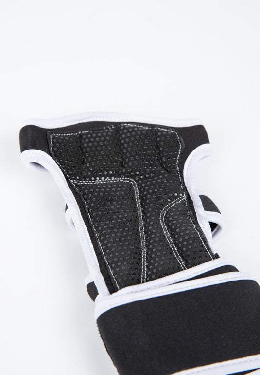 Gorilla Wear Yuma Weightlifting Workout Gloves, black/white