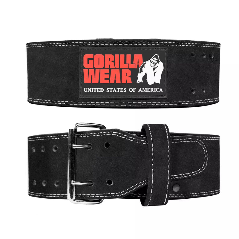  Ladda bild till gallerivisaren, Gorilla Wear 4 Inch Powerlifting Belt, black
