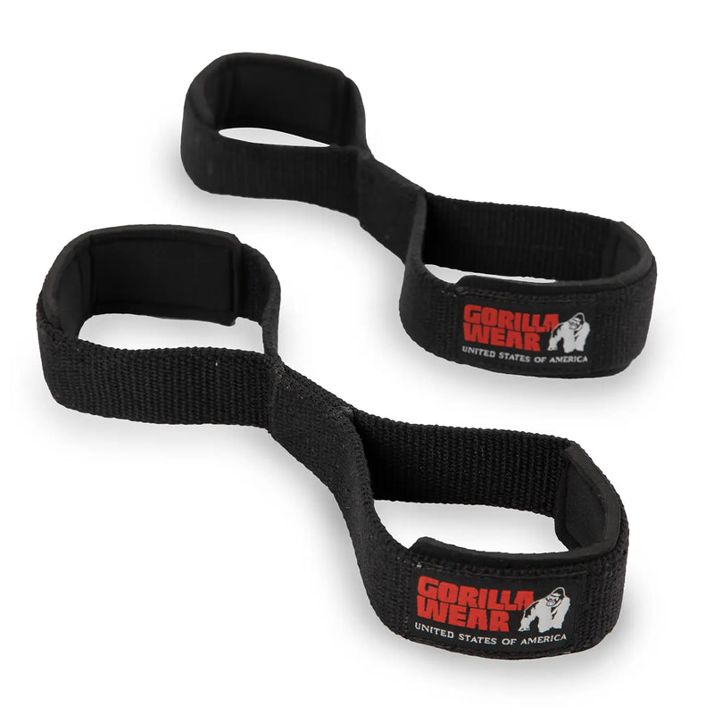  Ladda bild till gallerivisaren, Gorilla Wear Figure 8 Lifting Straps, black
