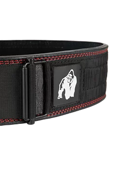 Gorilla Wear 4 Inch Premium Lifting Belt, black