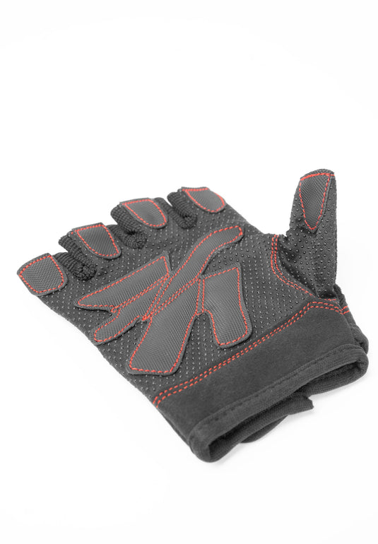 Gorilla Wear Women's Fitness Gloves, black/red