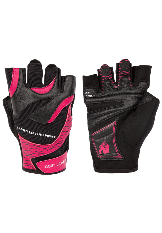 Gorilla Wear Women's Fitness Gloves 2.0, black/pink