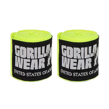 Gorilla Wear Boxing Hand Wraps, yellow - 2,5 m