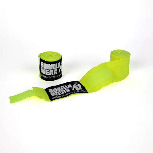 Gorilla Wear Boxing Hand Wraps, yellow - 2,5 m