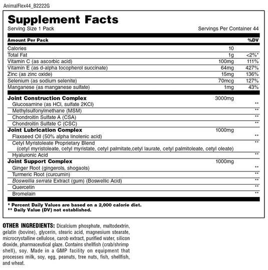 Animal Flex - 44 packs