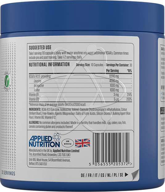 Applied Nutrition BCAA 6K - 300 kapslar