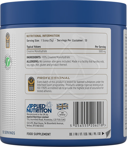 Applied Nutrition Kreatin Monohydrat - 250 g