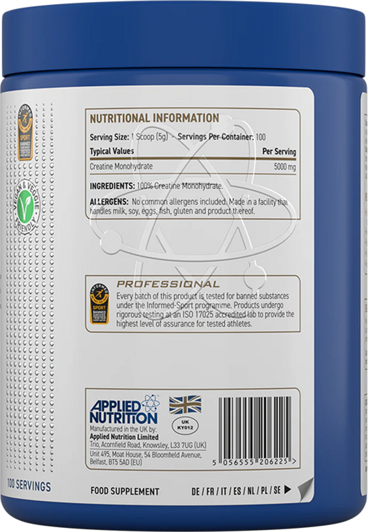 Applied Nutrition Kreatin Monohydrat - 500 g