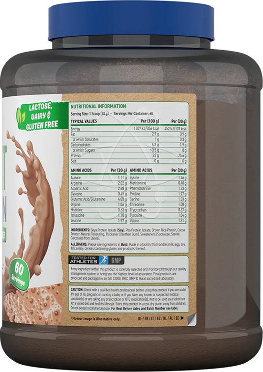 Applied Nutrition Critical Plant Protein - 1800 g - Choklad