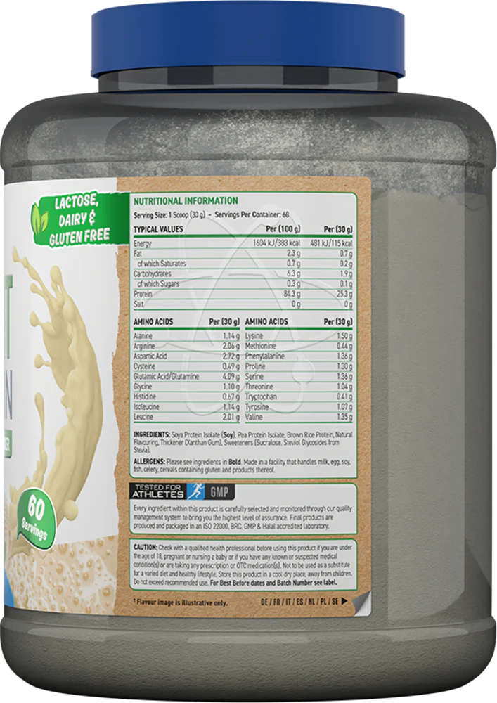  Ladda bild till gallerivisaren, Applied Nutrition Critical Plant Protein - 1800 g - Vanilj

